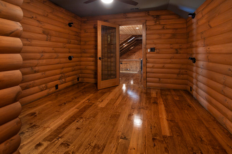 Lake Forest Lodge custom renovation guest bedroom