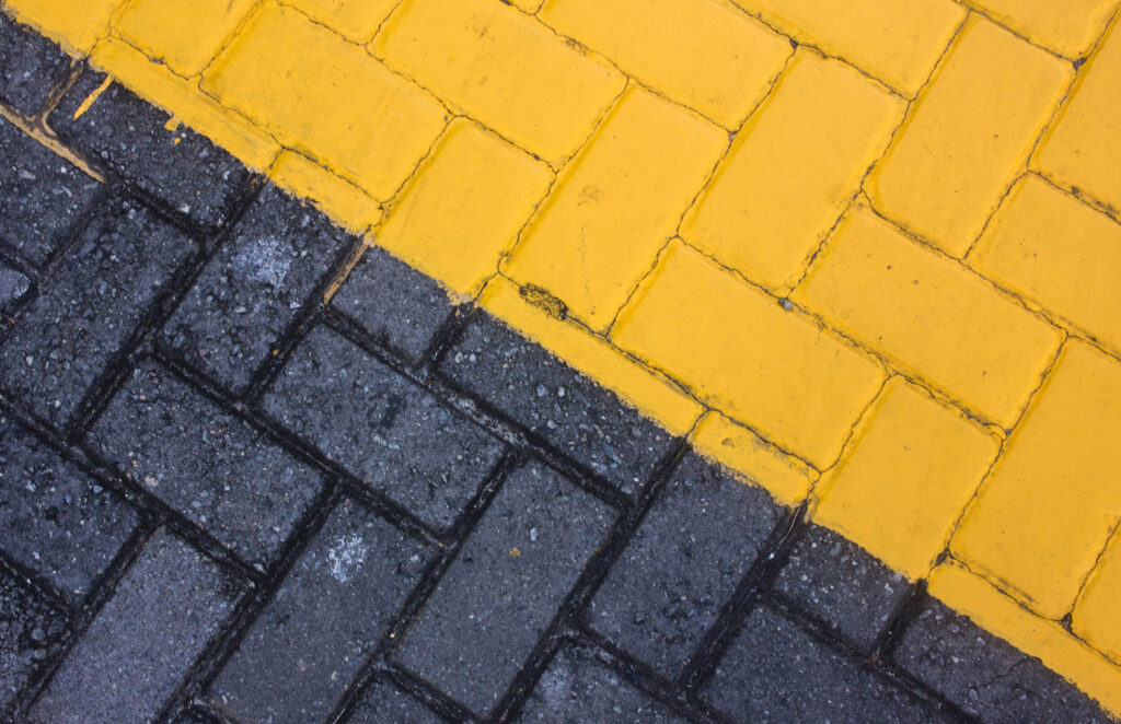 Yellow caution