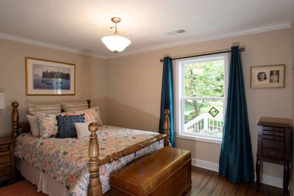 After Boathouse Renovation Bedroom