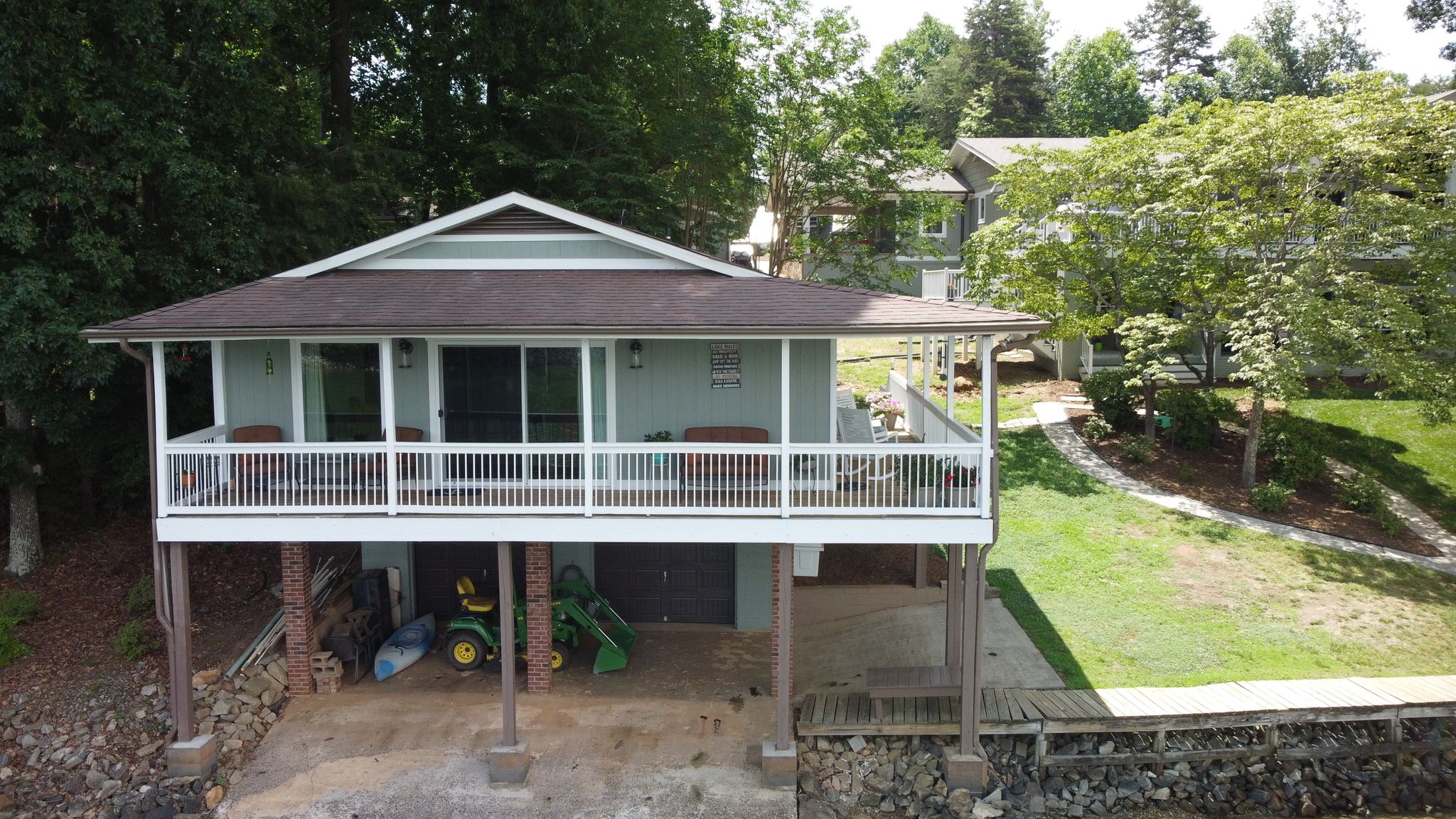 After Two Story Boathouse Renovation