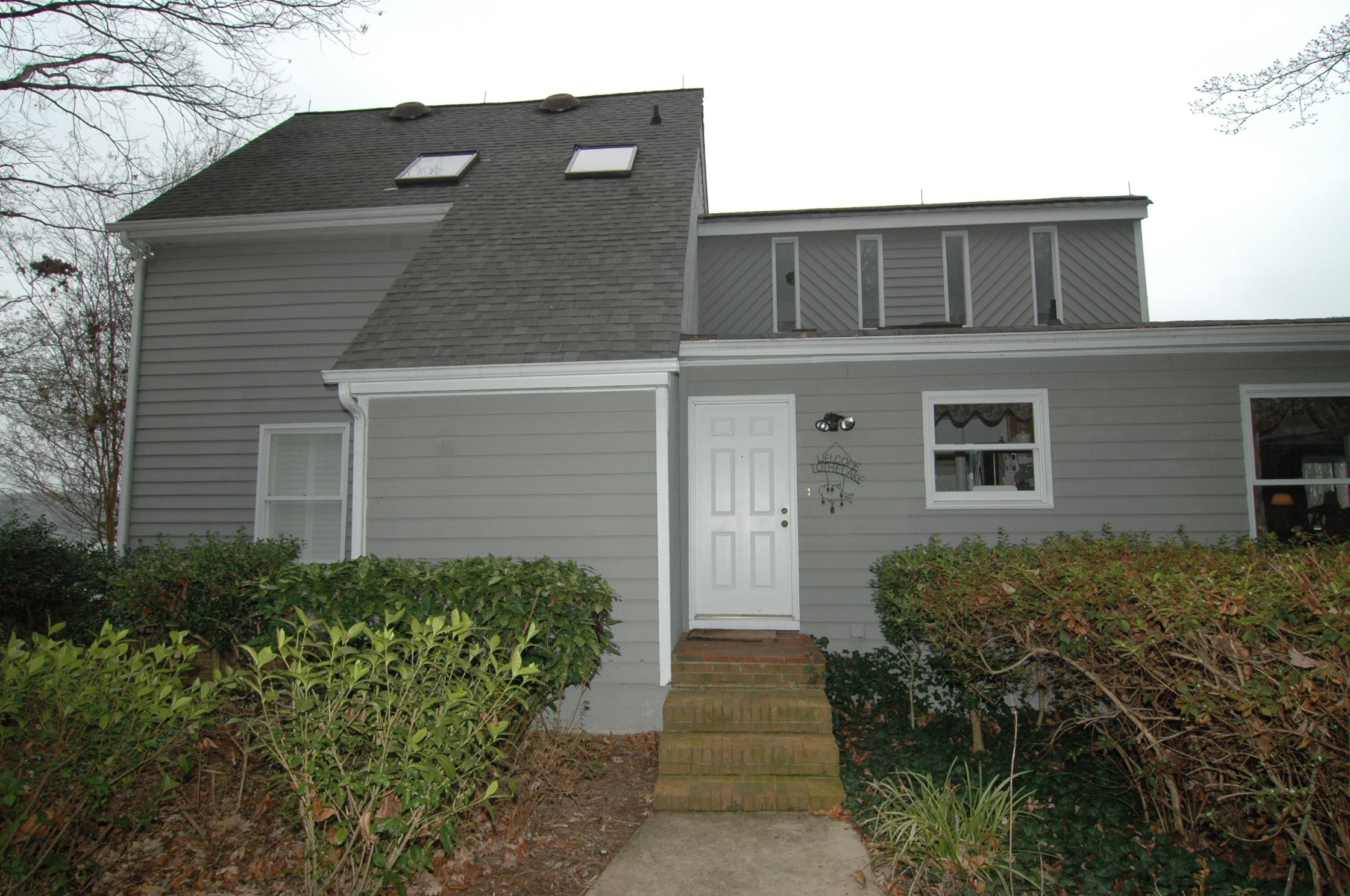 Before After Renovation Contemporary Three Level Entry Walkway