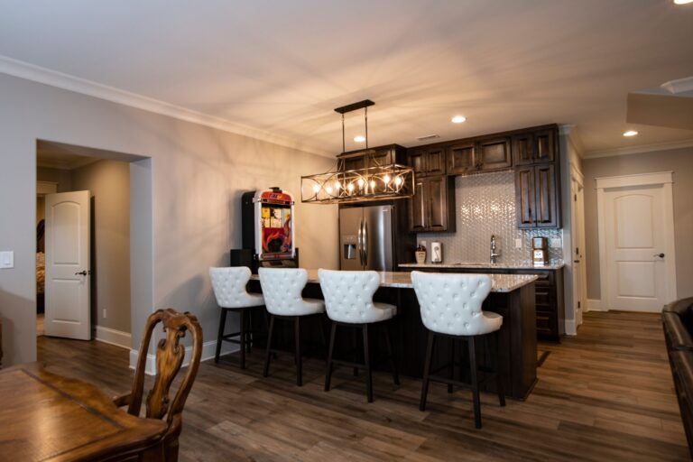 Before After Renovation Modern Entertainment Bar