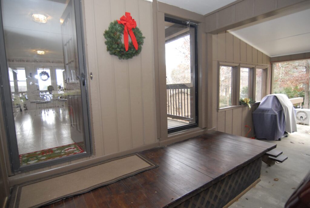 Before After Renovation Mudroom