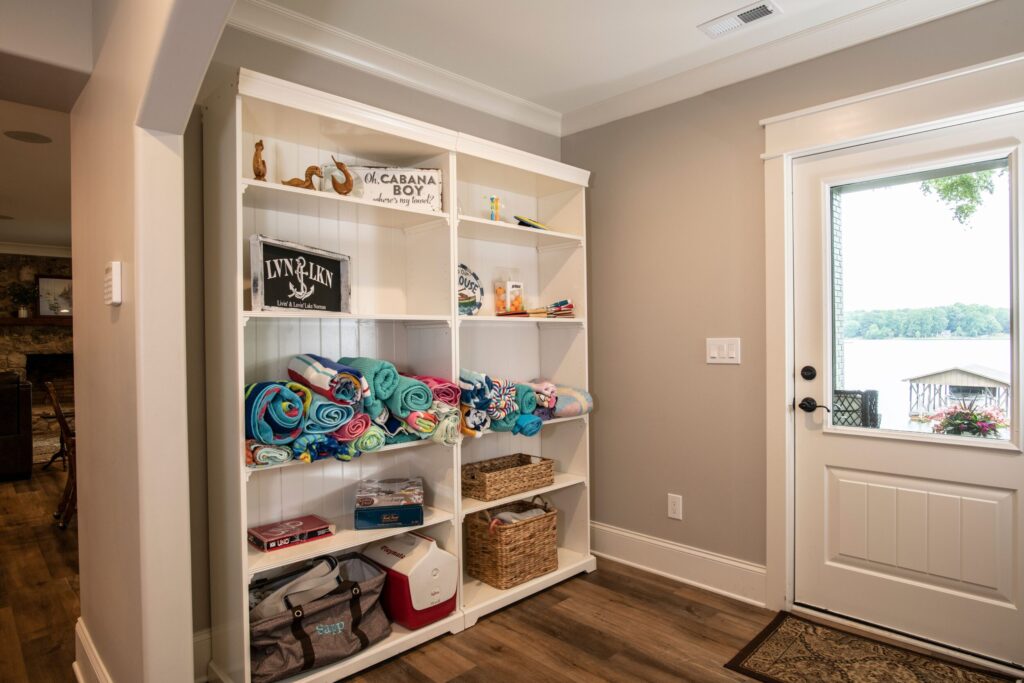 Before After Renovation Mudroom Entry Foyer Lakeview