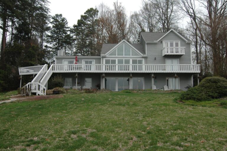 Before After Renovation Three Level Contemporary Home Wrap Around Porch Great Room Windows