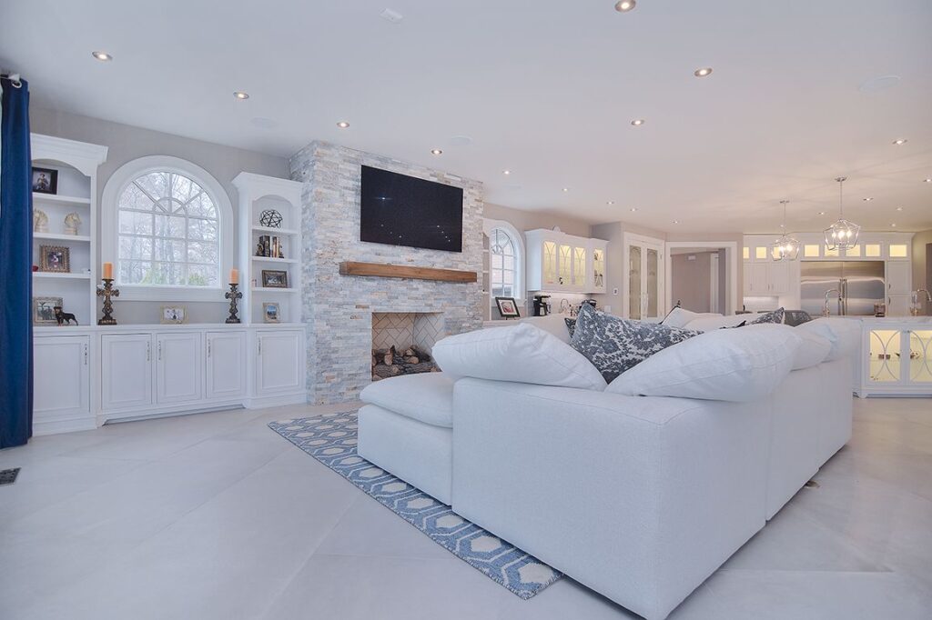 Living Room Renovation Open Concept Modern