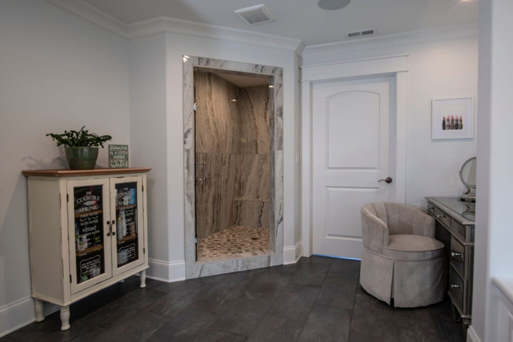Open Concept Vanity Dressing Room