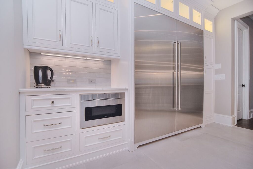 Renovation Clean Modern Stainless Steel Large Fridg