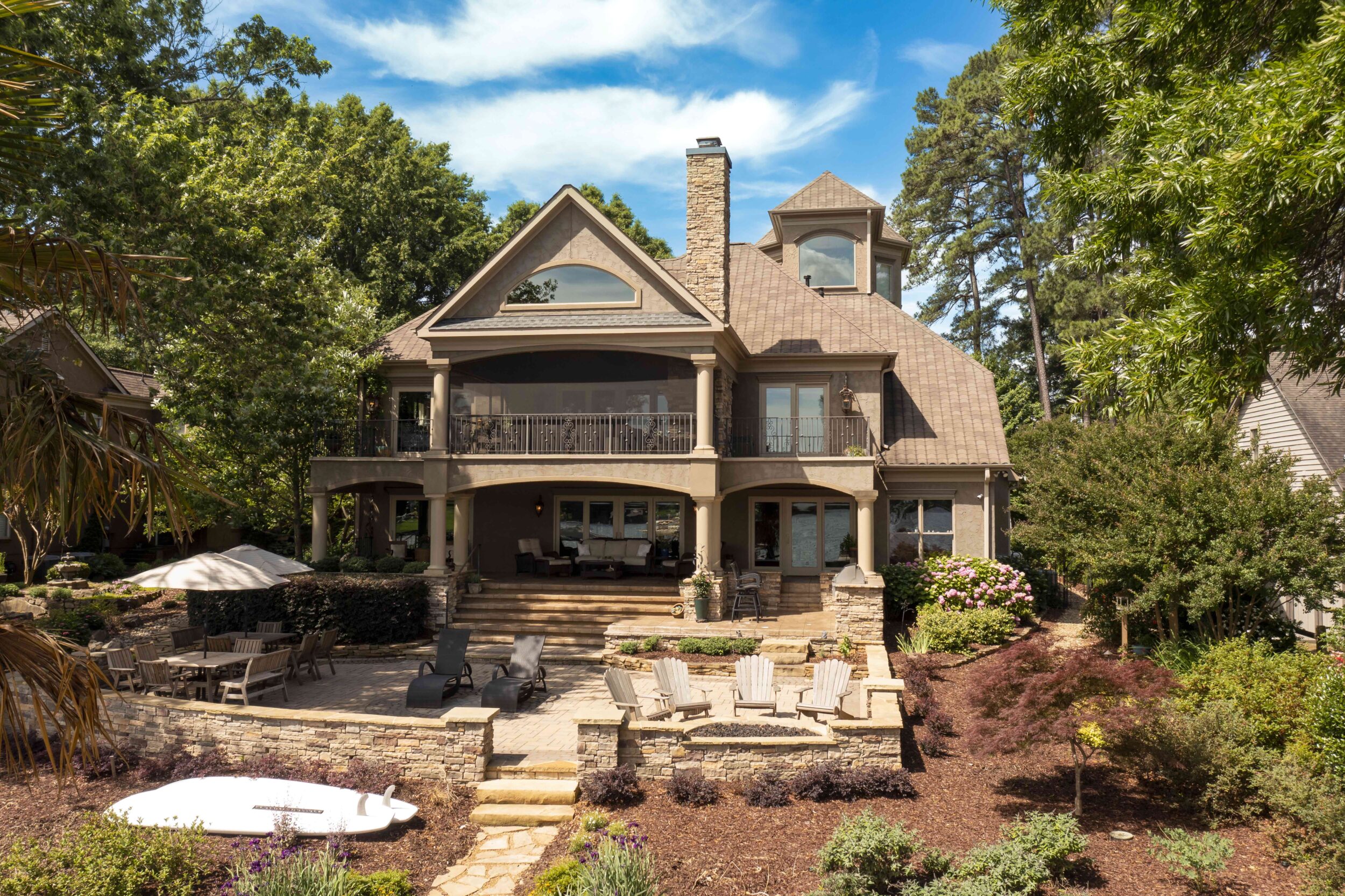 Stone Back Porch