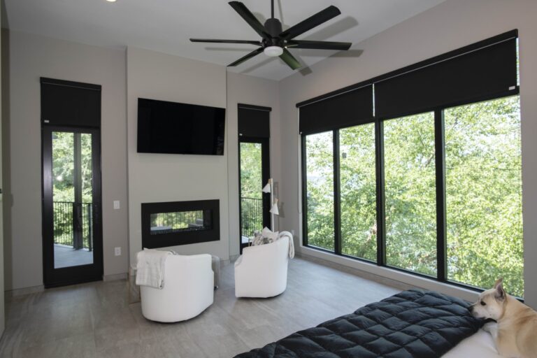 North Carolina Custom Designed Home Master Suite