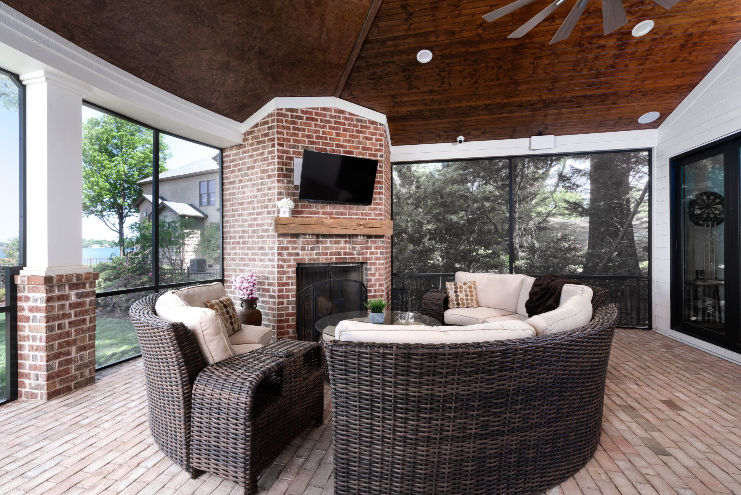 All Season Outdoor Living Fireplace