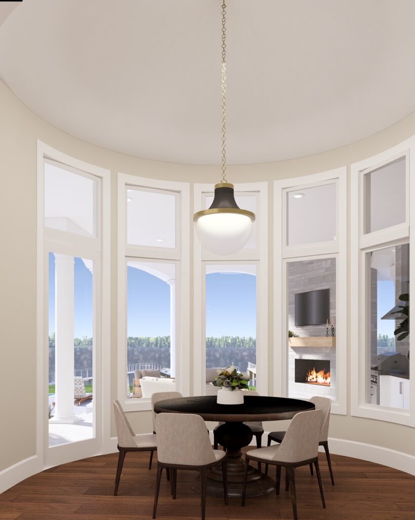 Breakfast Nook Fireplace