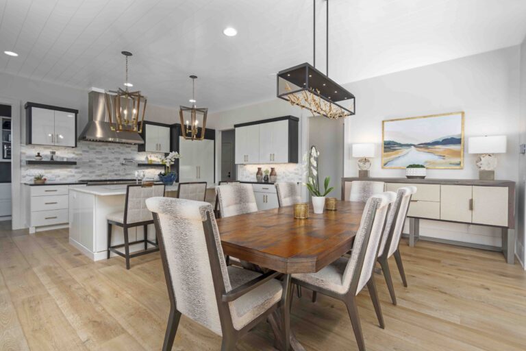 Custom Lakehome Kitchen Dining We