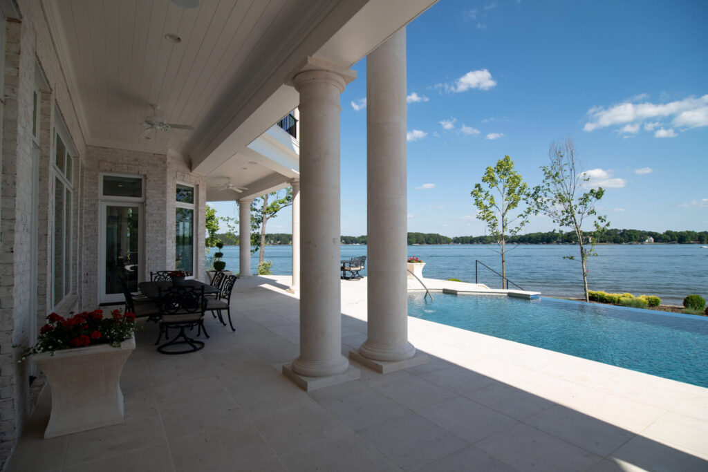 Custom Luxury Home Builders Pool Lake