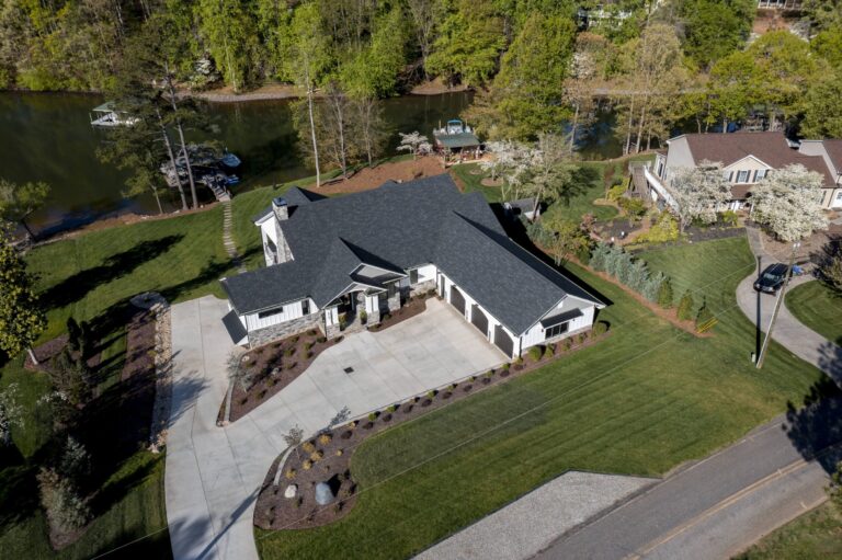 Custom Modern Farmhouse Lakefront Lot