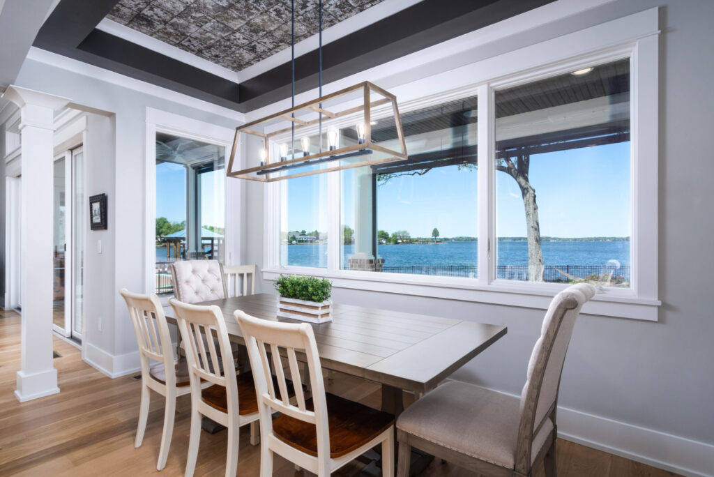 Farmhouse Table Lake View Dining