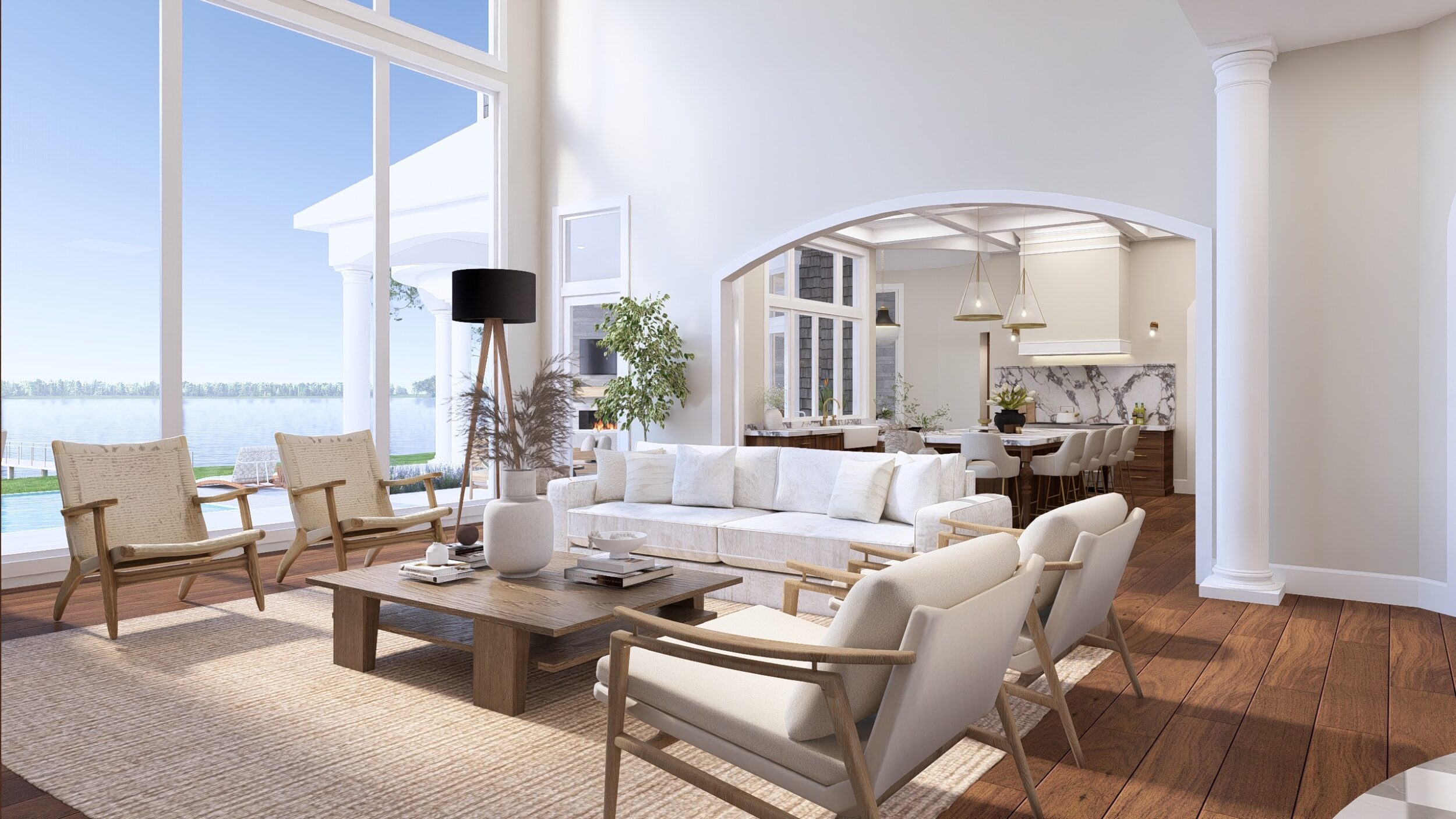 Great Room Wall Of Windows