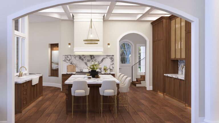 Kitchen Arched Entrance