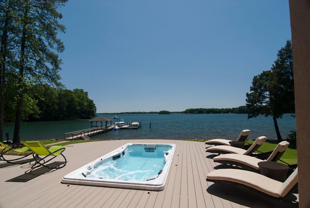 Lake Norman Outdoor Swim Spa