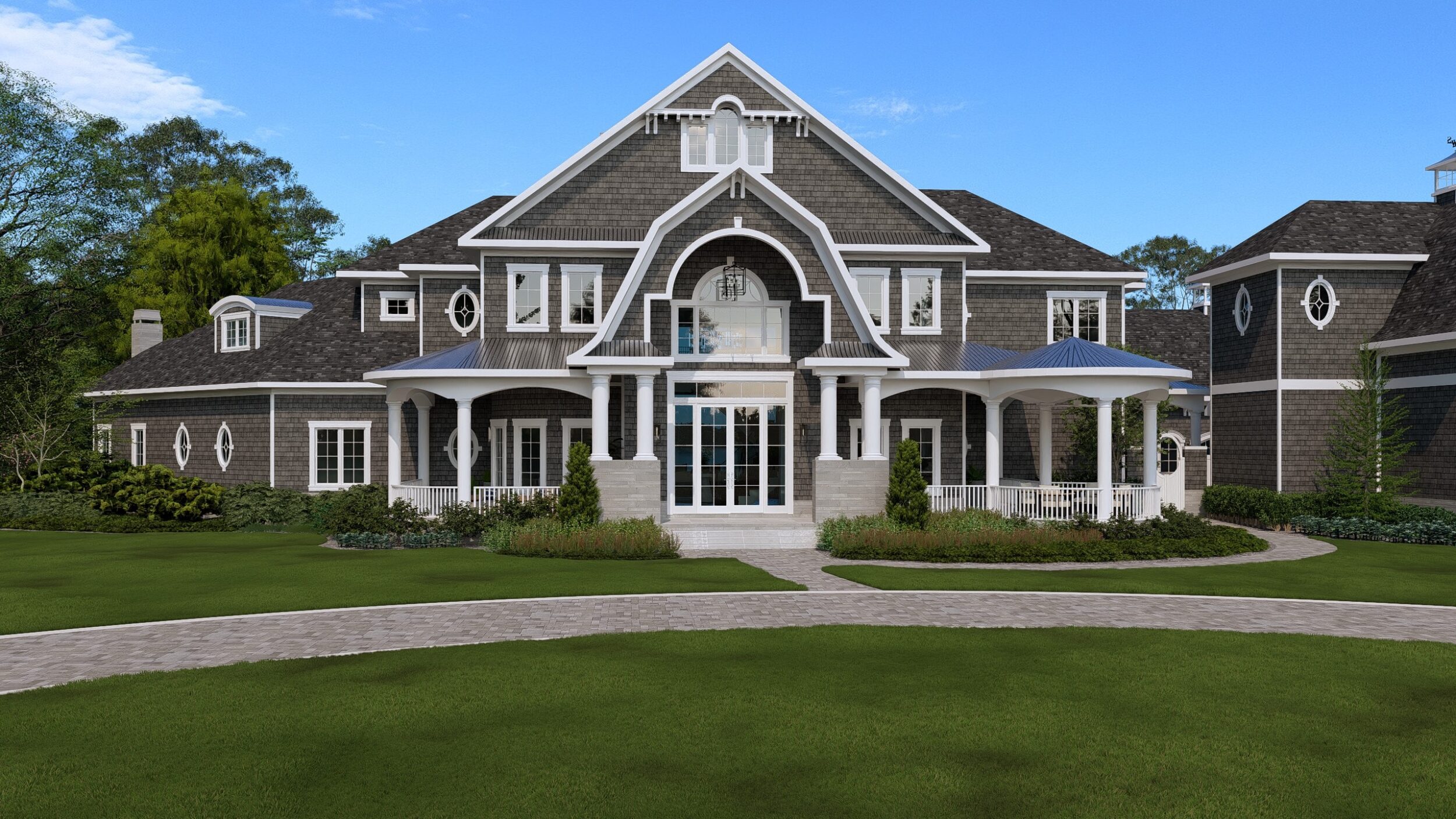 Luxury Glass Door Entrance