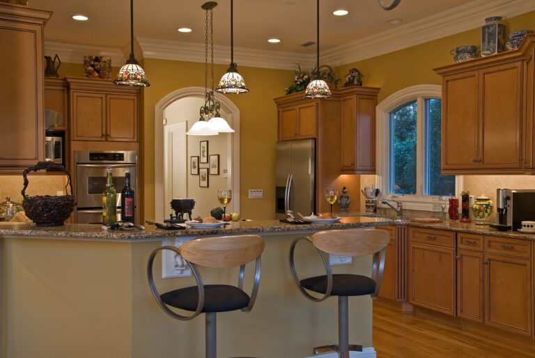Mediterranean Kitchen Bar Seating