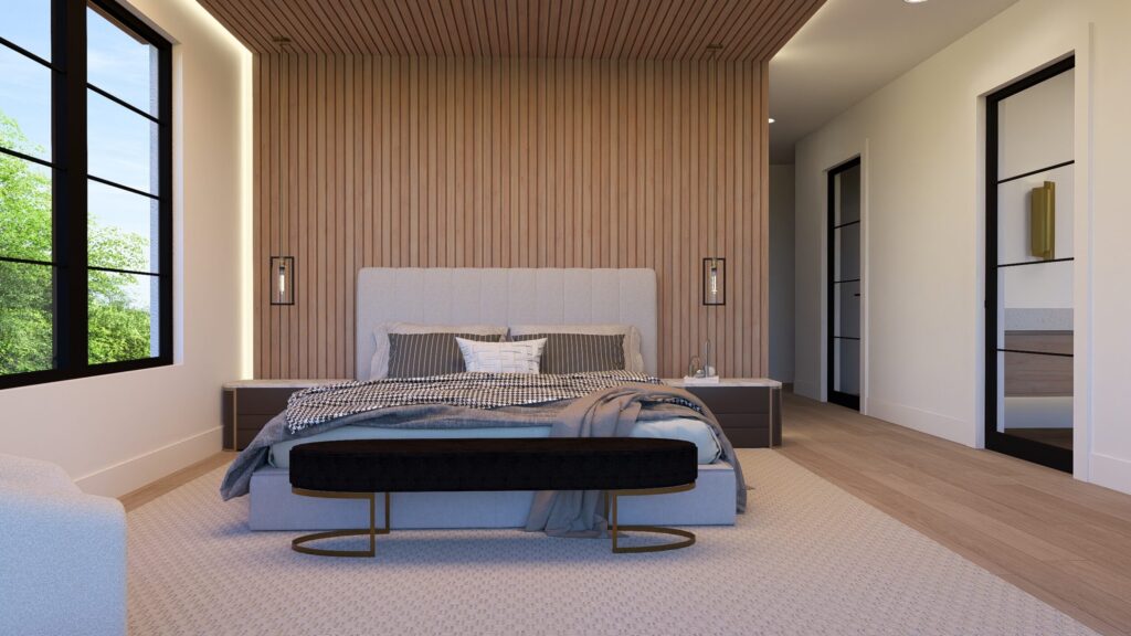 Mid Century Modern Master Suite