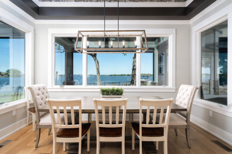 Modern Farmhouse Lake View Dining