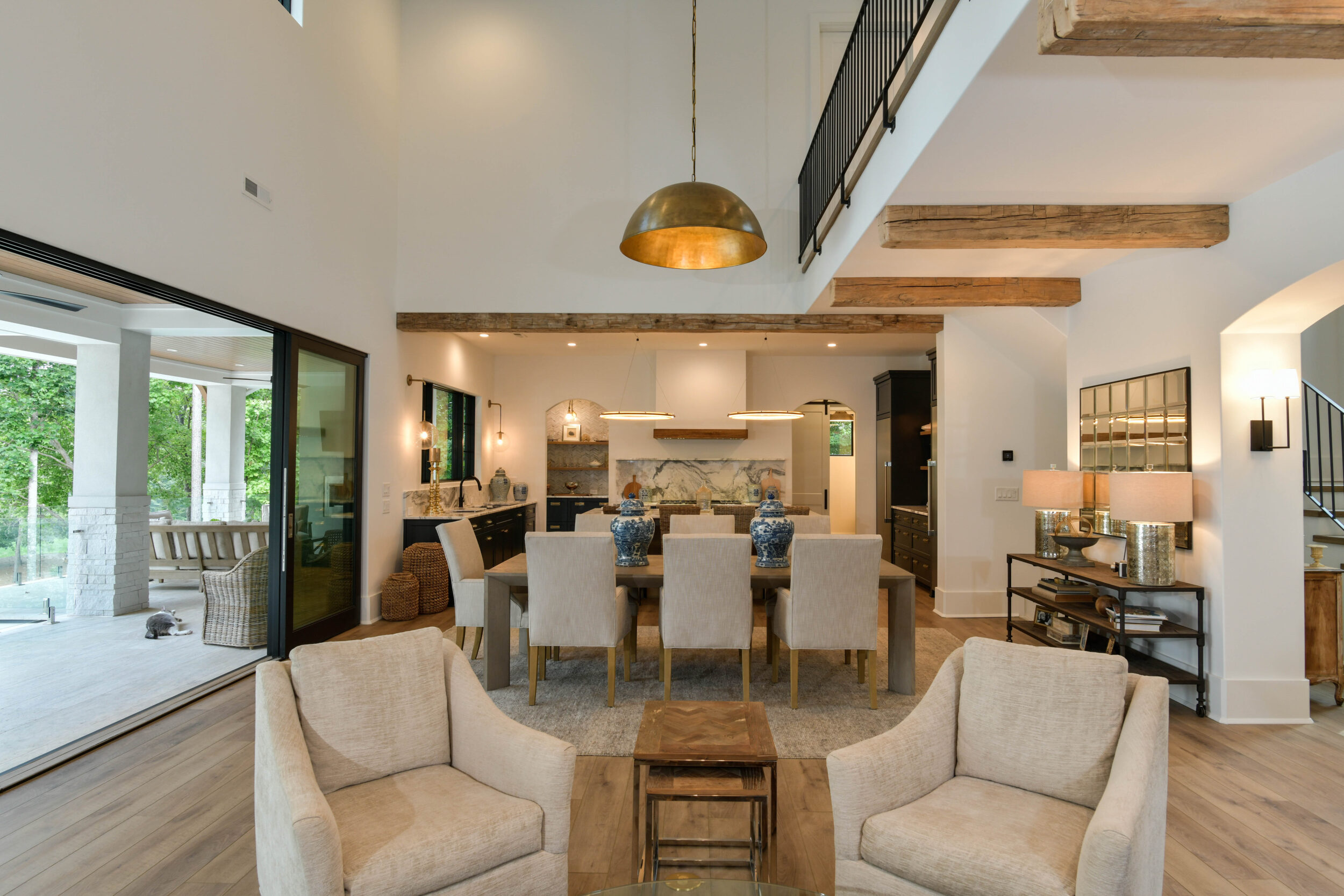 Modern House Plans Great Room Wr