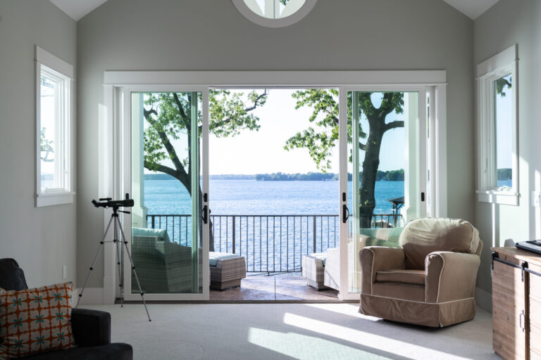 Private Balcony Sliding Doors Lake View
