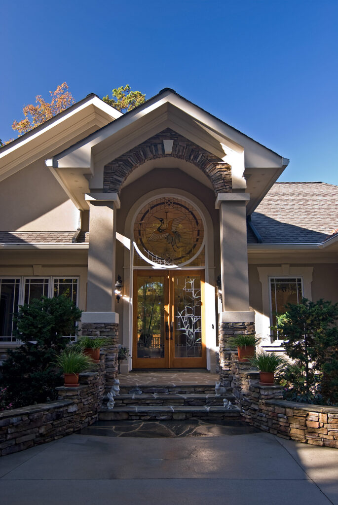Stacked Stone And Columns