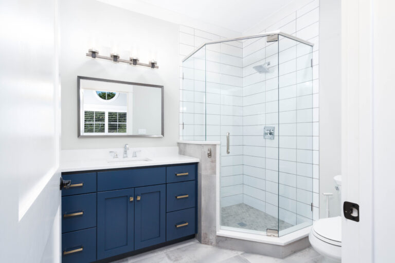 Walk In Shower Cobalt Vanity