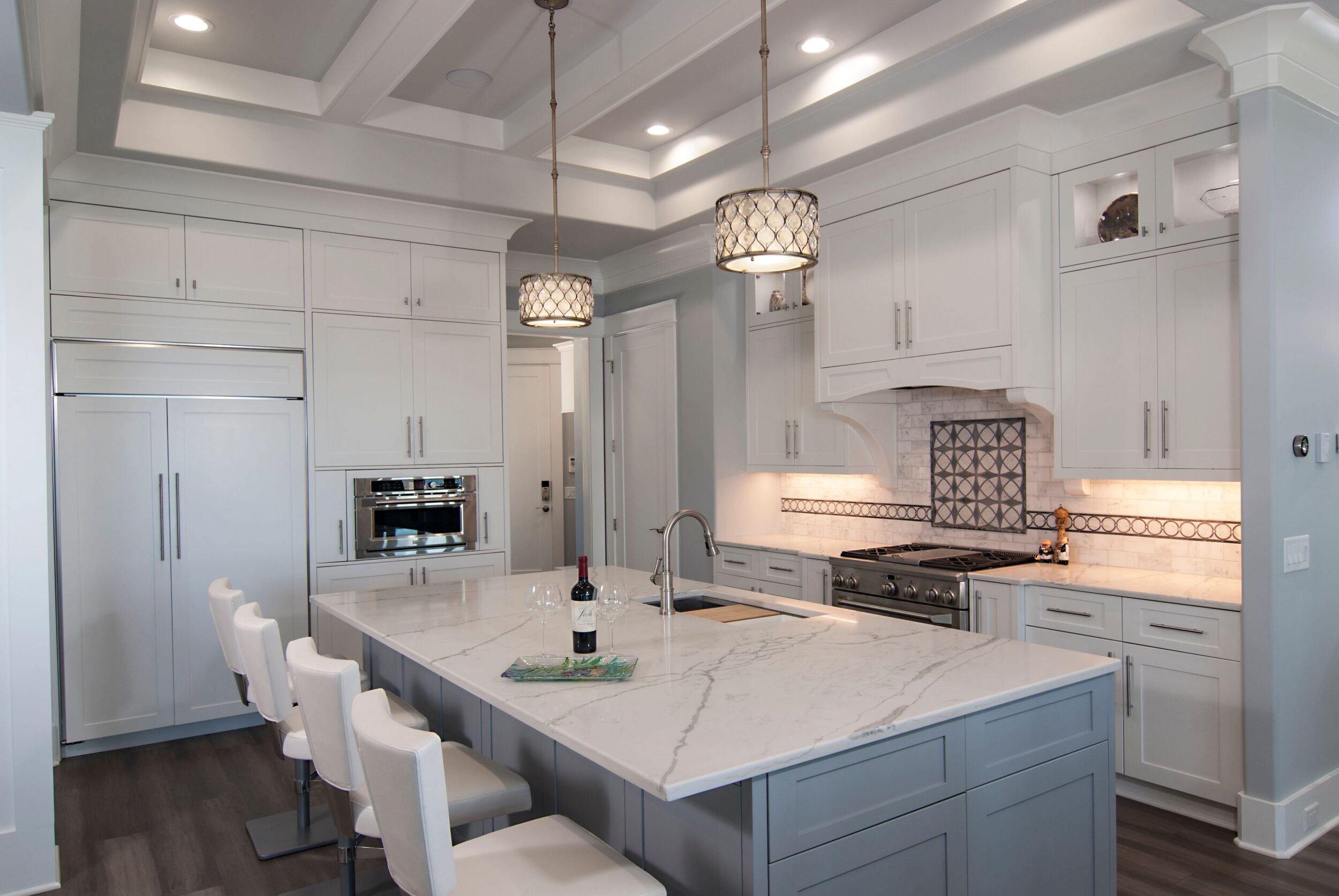 White Luxury Custom Kitchen
