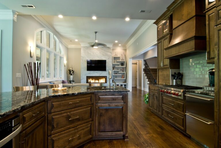 Wood Cabinet Kitchen(1)