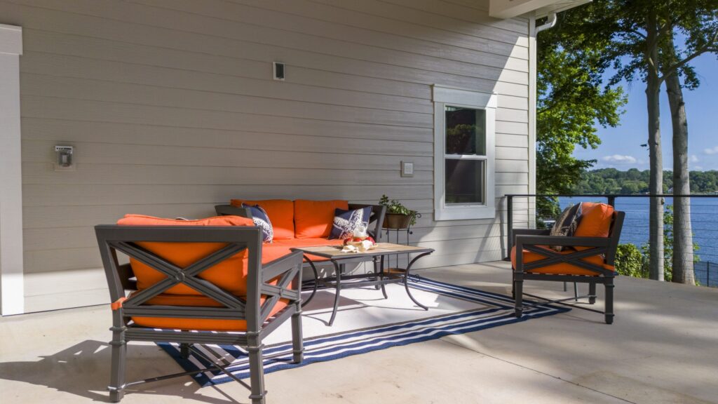 covered patio sitting area