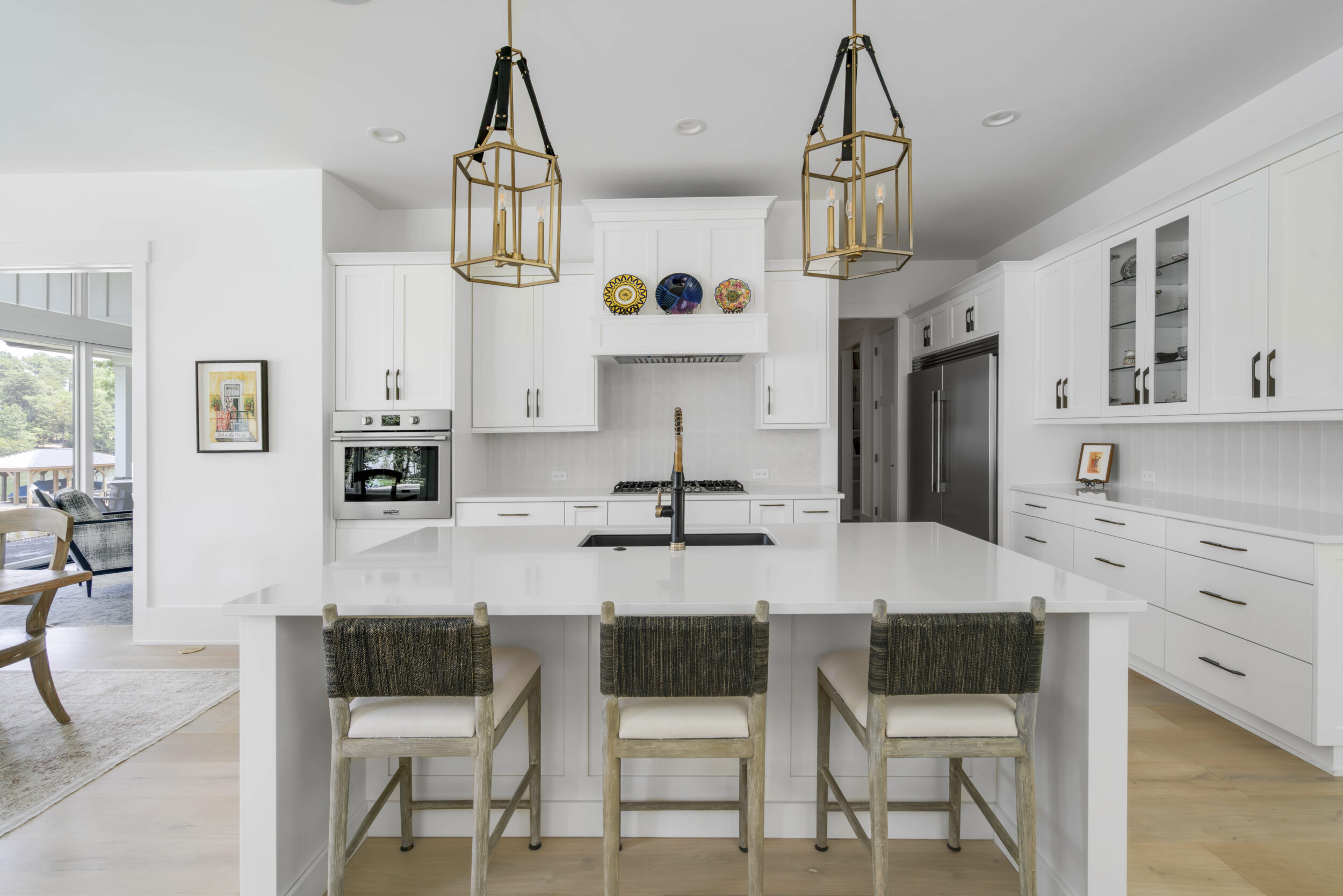 Modern kitchen island