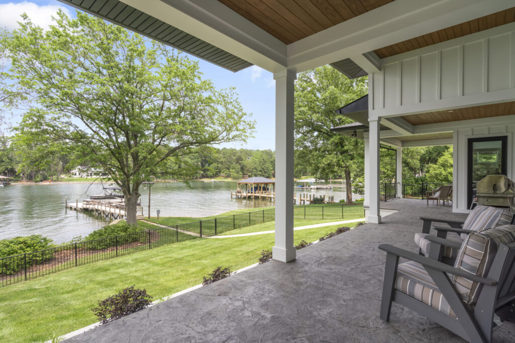 Covered porch views