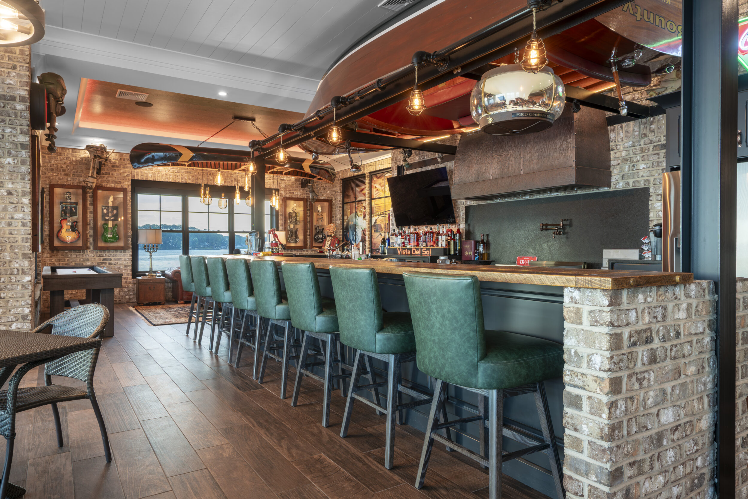 Custom bar and grill