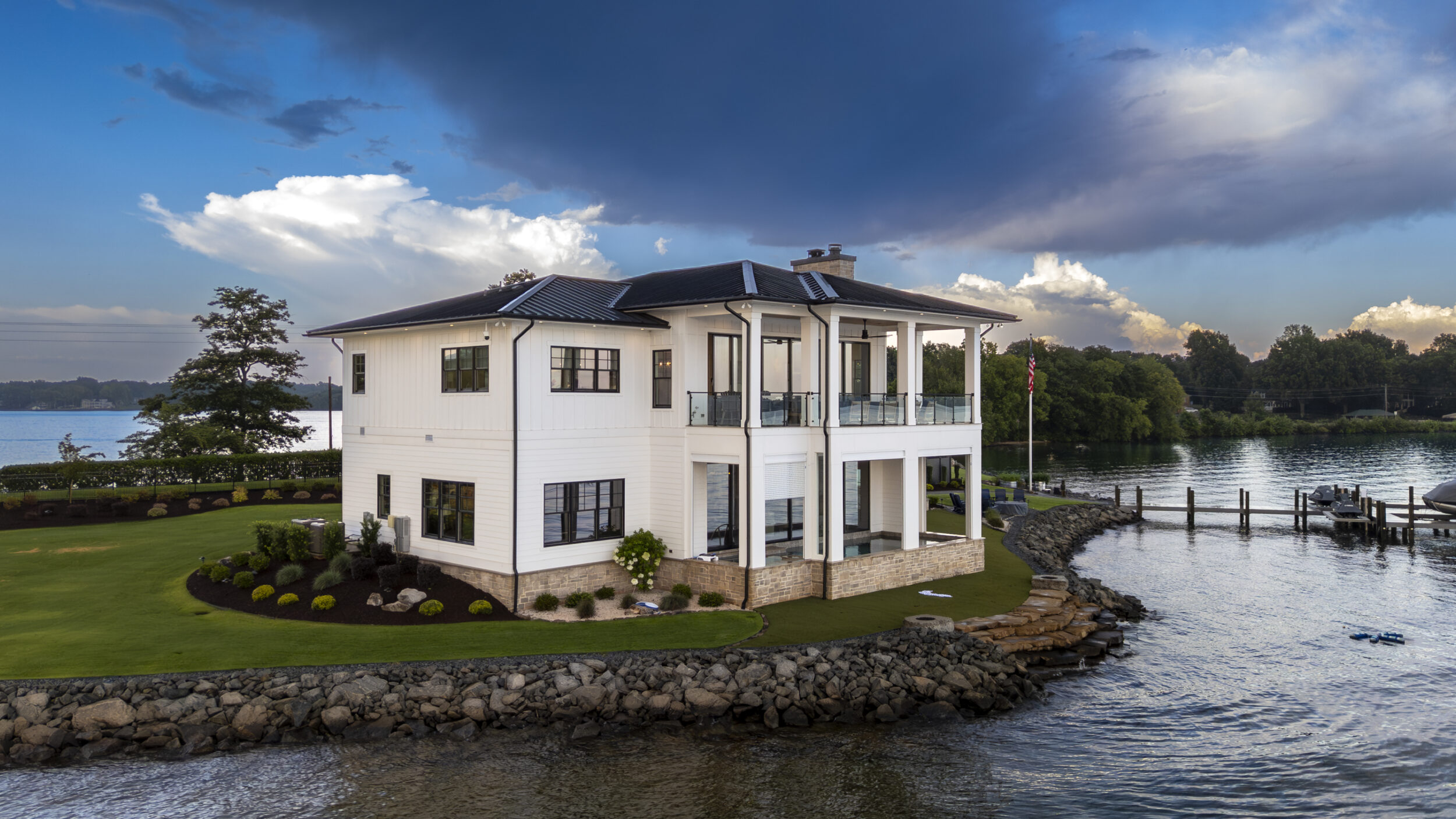 Lake Norman custom lake house
