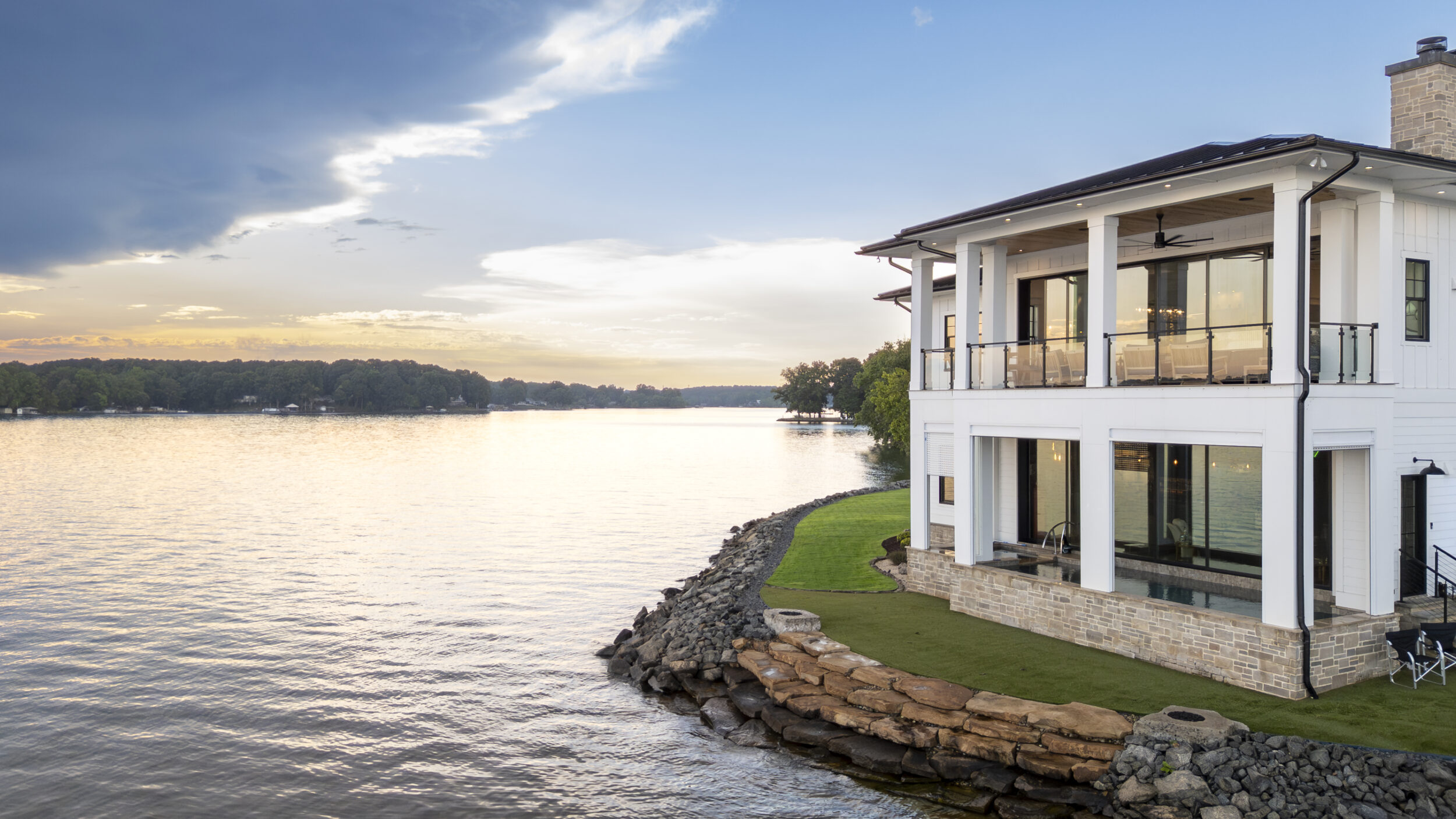 Lake Norman Modern Coastal Home