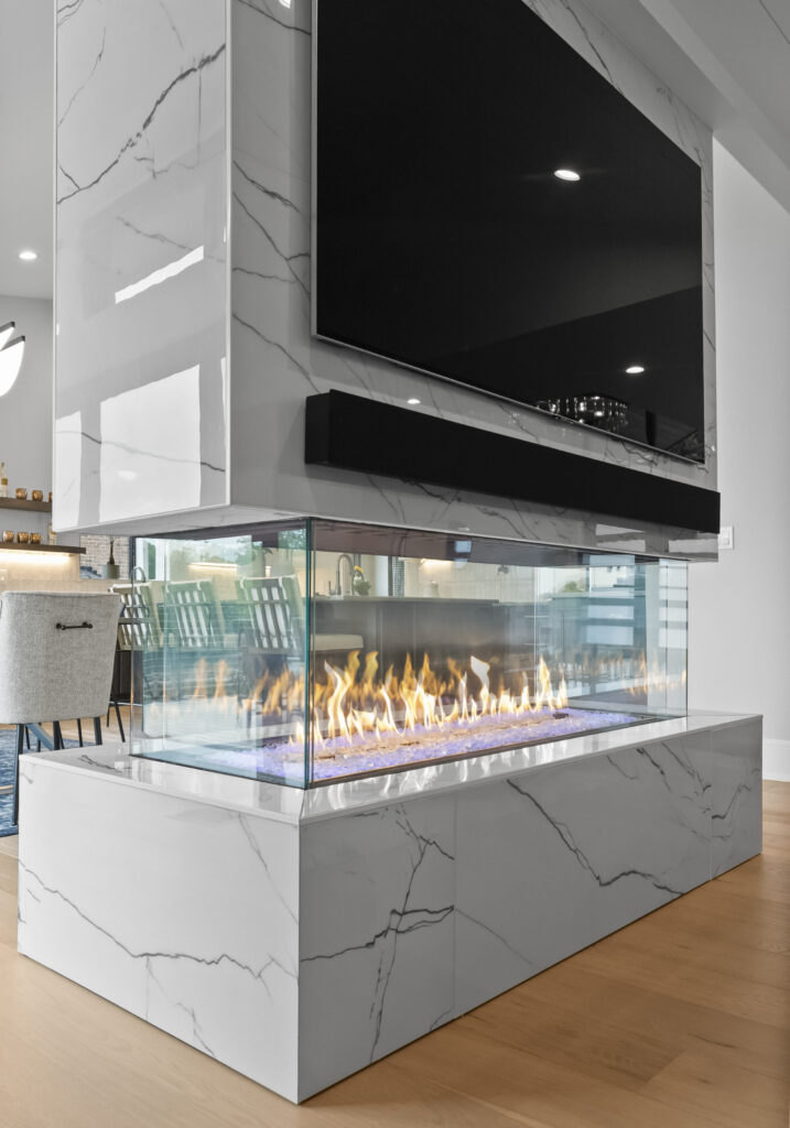 See-through fireplace 2