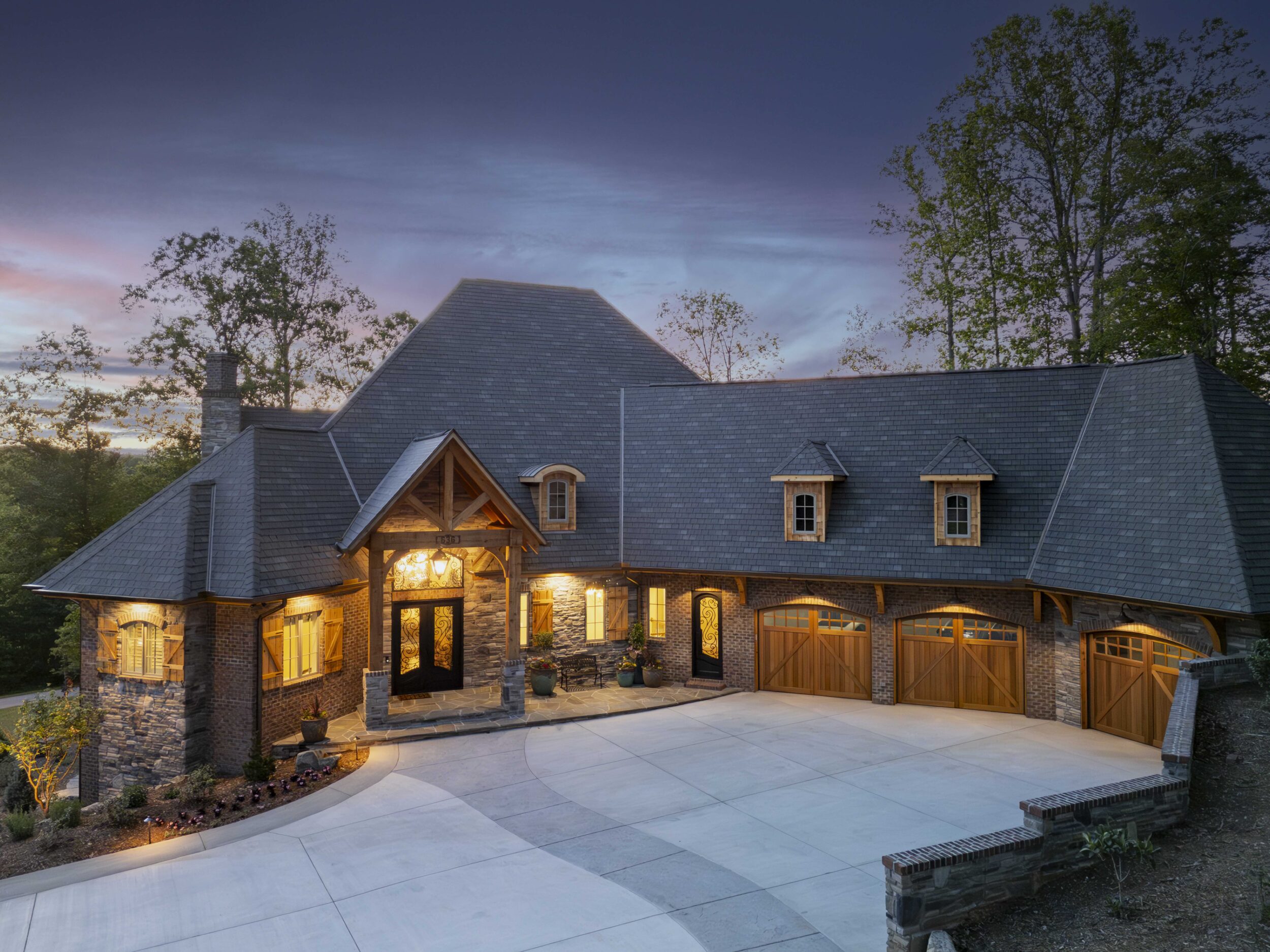 French country style home