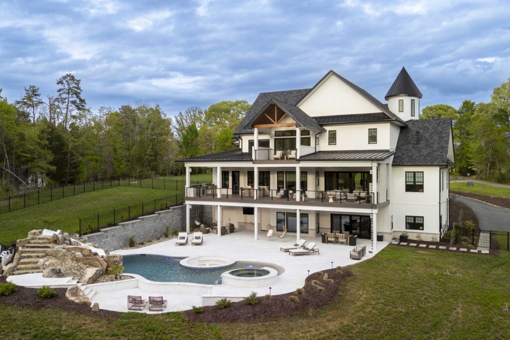 Multi Level Covered Porches
