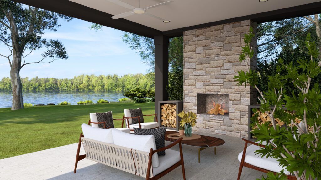 Outdoor Fireplace