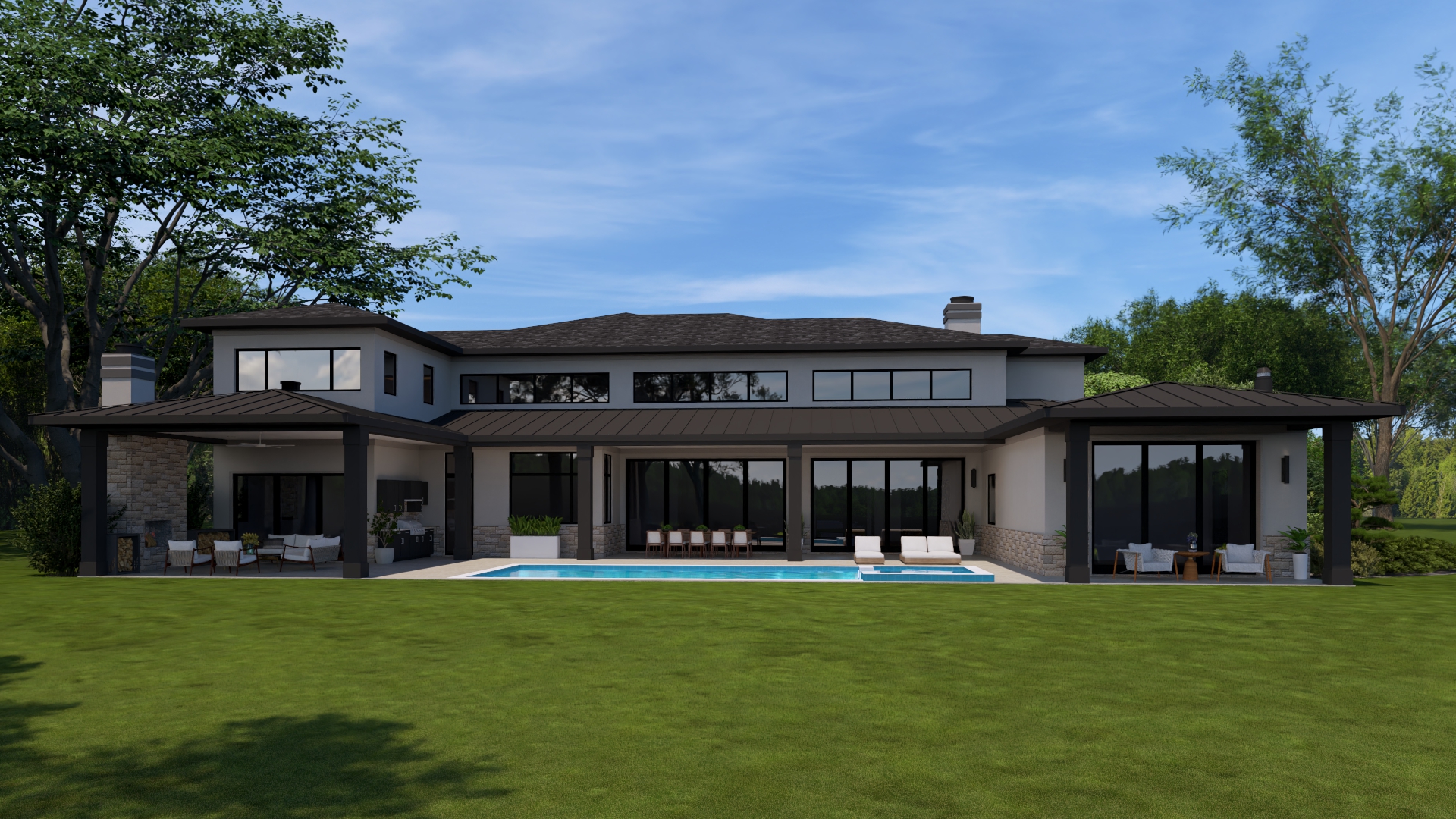 Expansive Lakeside Living