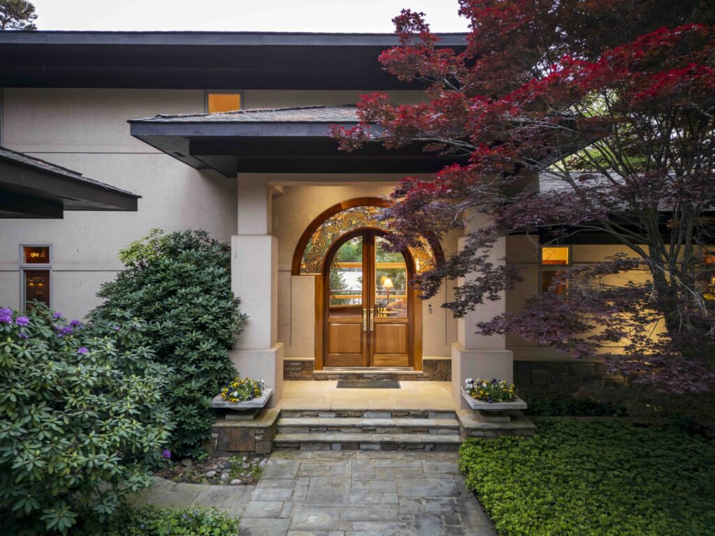 Custom Frank Lloyd Wright door