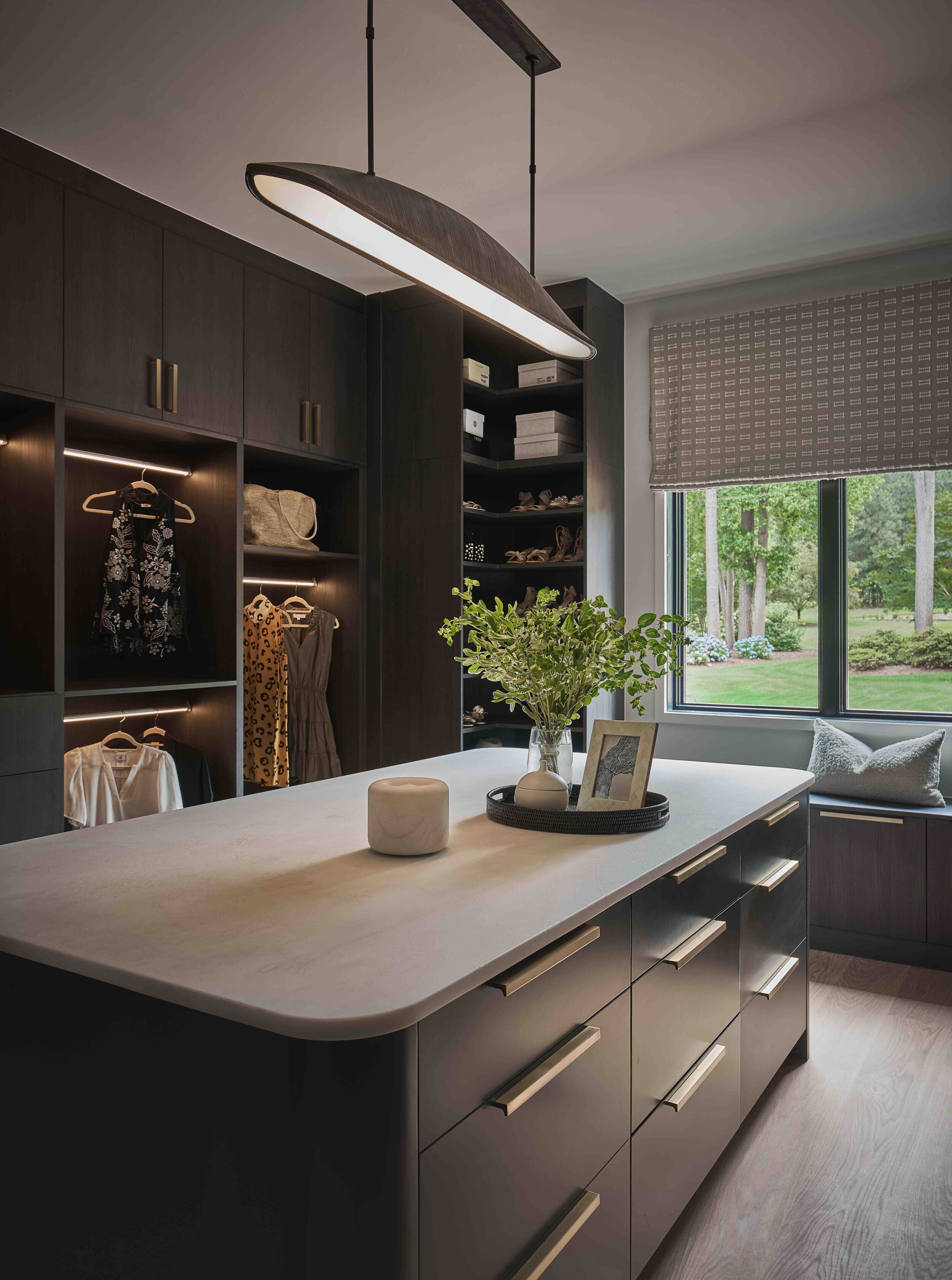 Luxury Master Closet Island