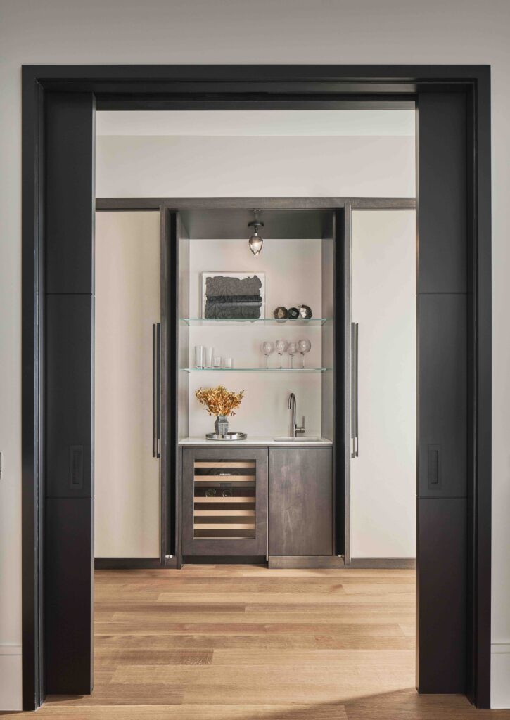 Hidden Wet Bar