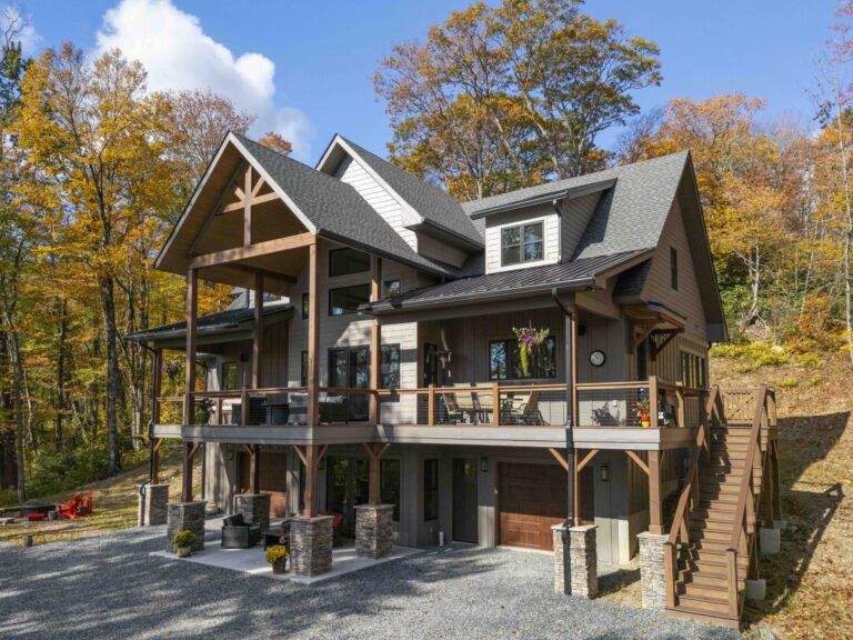 Custom mountain home