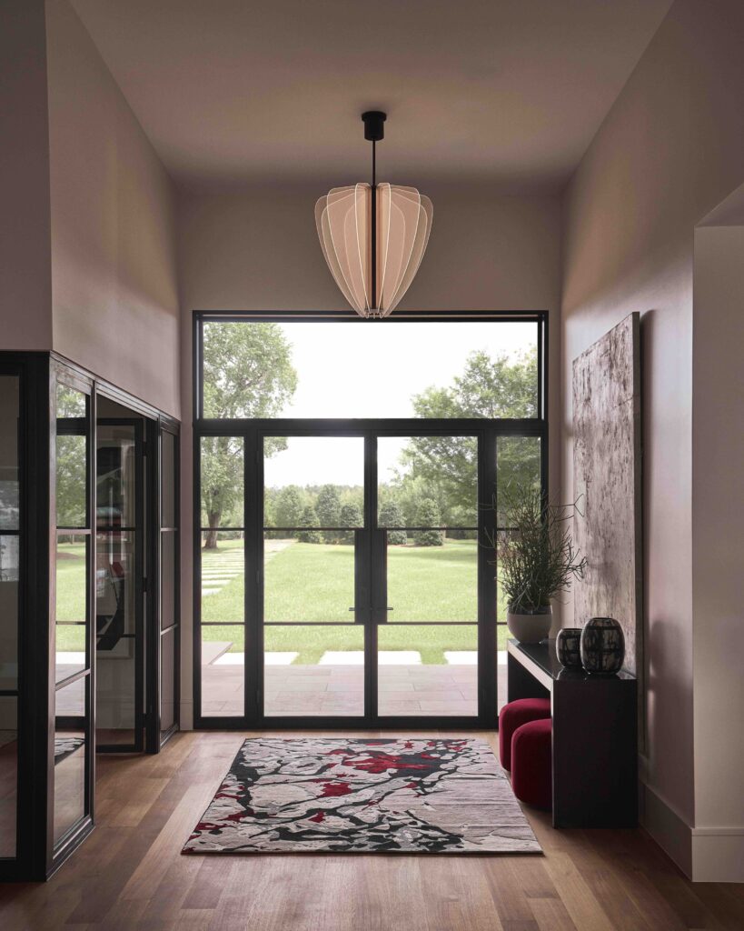 Glass Door Foyer