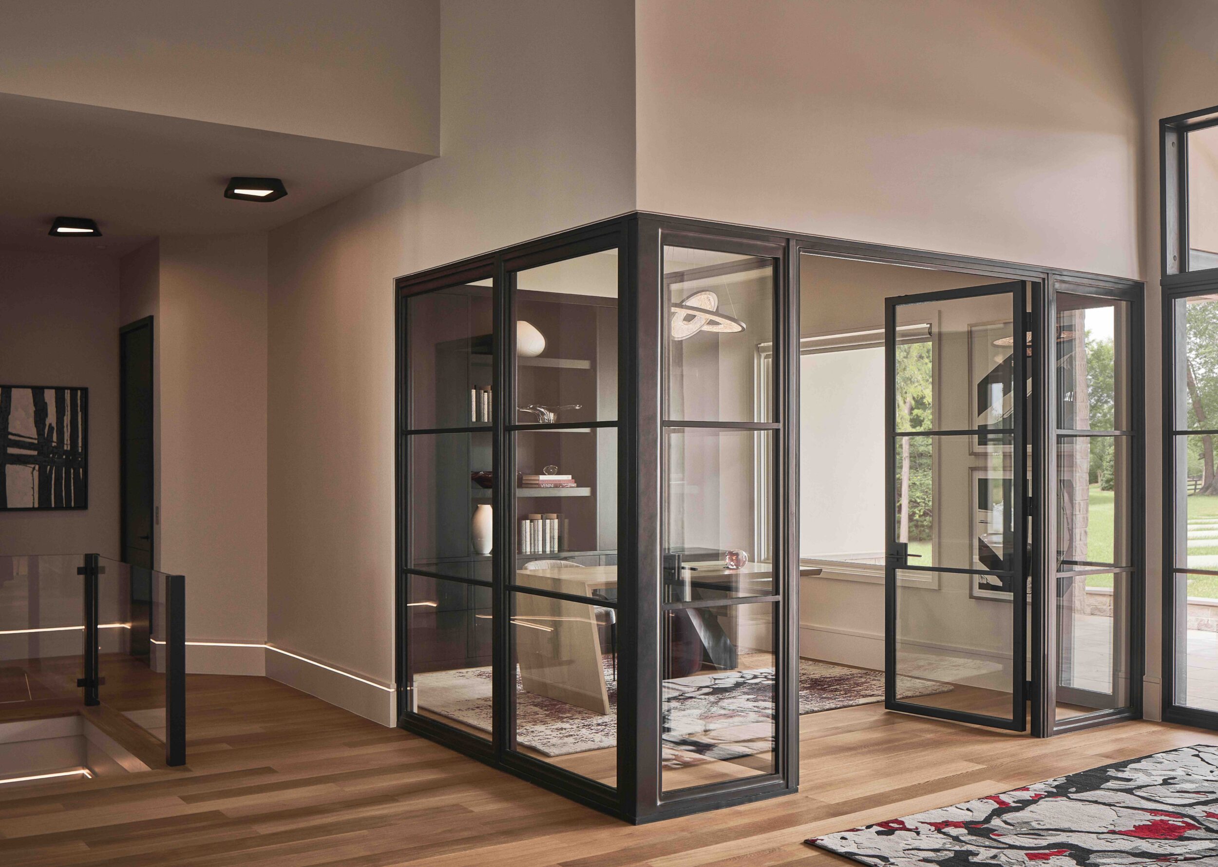 Glass Enclosed Office